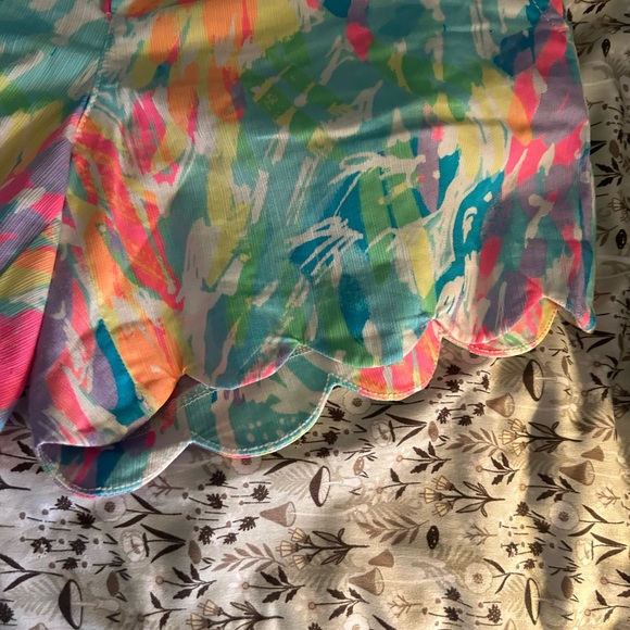 Lilly Pulitzer multicolored the buttercup 5”inseam shorts 4 - Picture 2 of 7